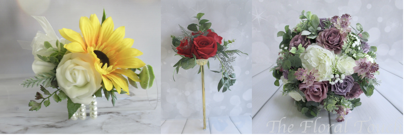 Artificial, silk wedding corsage, pin on corsage, buttonholes, groom buttonhole, magnetic corsage, corsage with magnet fitted